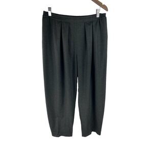 Eskandar New Zealand Wool Wide-Leg Pants Elastic Pleated Trousers 2 Bergdorf